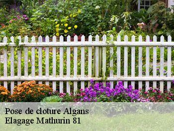 Pose de cloture  algans-81470 Elagage Mathurin 81