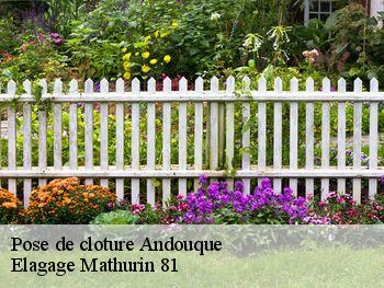 Pose de cloture  andouque-81350 Elagage Mathurin 81