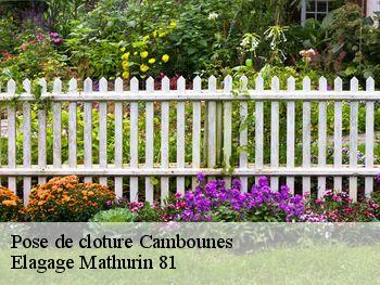 Pose de cloture  cambounes-81260 Elagage Mathurin 81